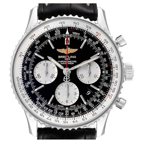 breitling ab0110 leather band|Breitling 1884 chronometre certifie ab0110.